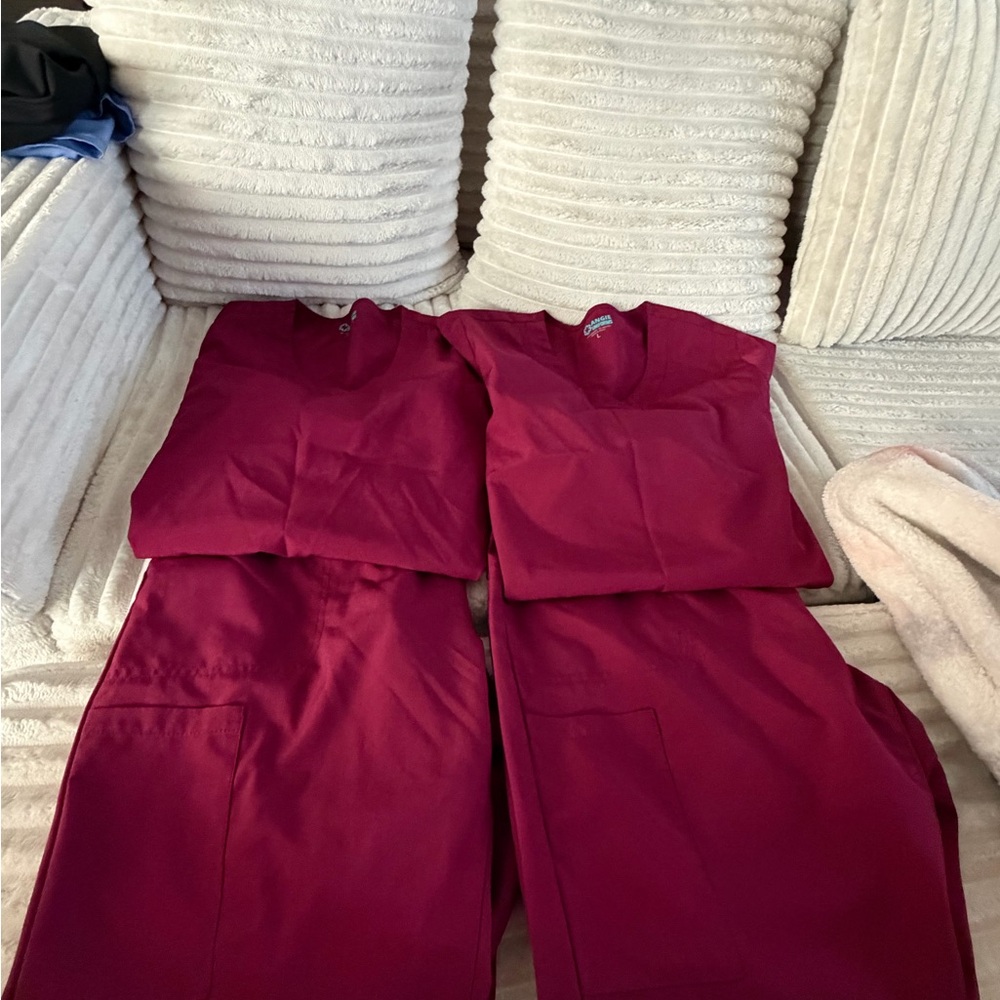 Angie Burgundy Track Pants & Top Set